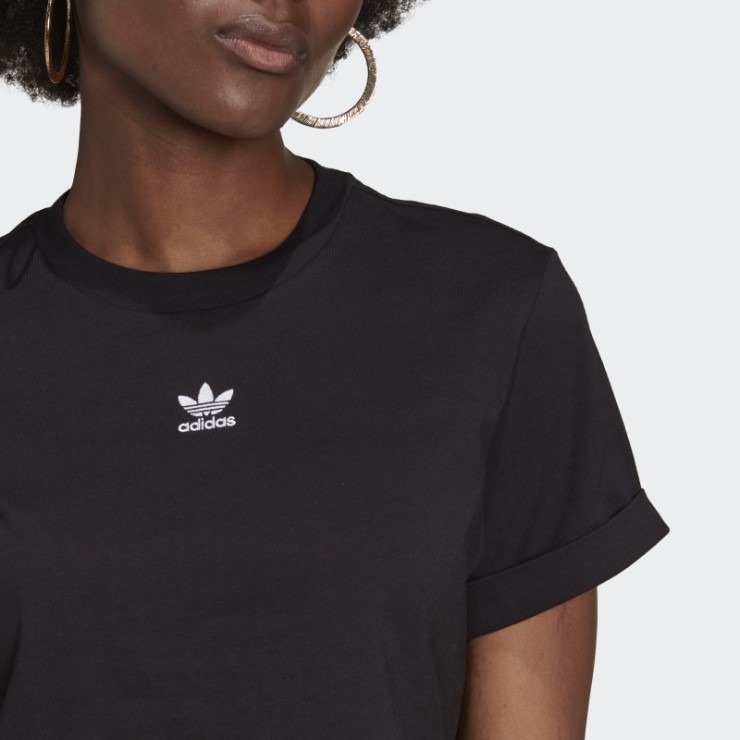 Camiseta Corta Adidas Adicolor Essentials Negra