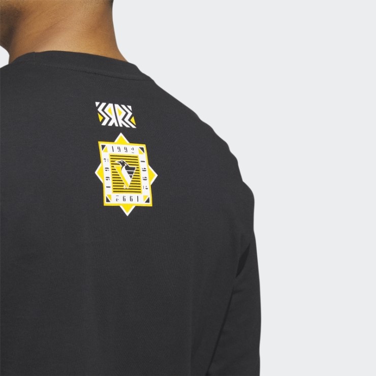 Adidas Playera De Manga Larga Pingüinos Negros Playmaker