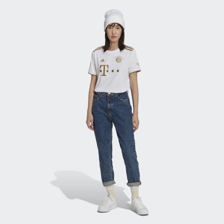 Camiseta Fc Bayern 22/23 Segunda Equipación Blanco Adidas