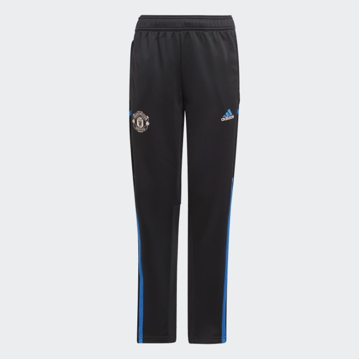 Adidas Manchester United Condivo 22 Pantalones De Chándal De Entrenamiento Resplandor Azul Caliente