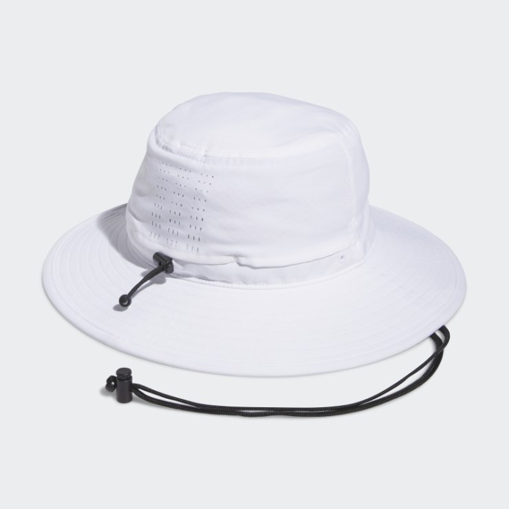 Adidas Gorra Blanca De Ala Ancha