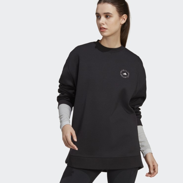 Sudadera Adidas By Stella Mccartney Sportswear Negro Moda