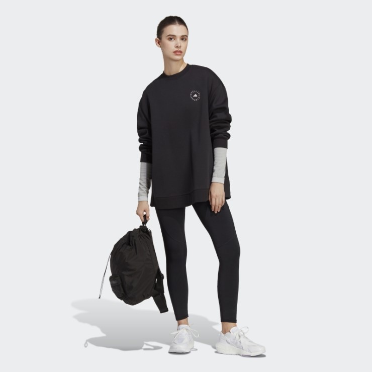 Sudadera Adidas By Stella Mccartney Sportswear Negro Moda