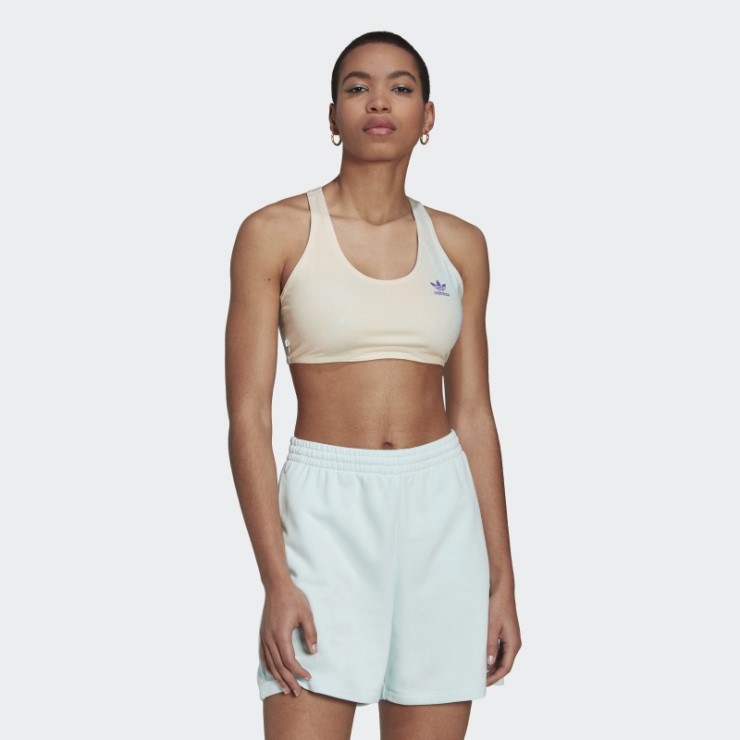 Sujetador Con Estampado Allover Azul Adidas