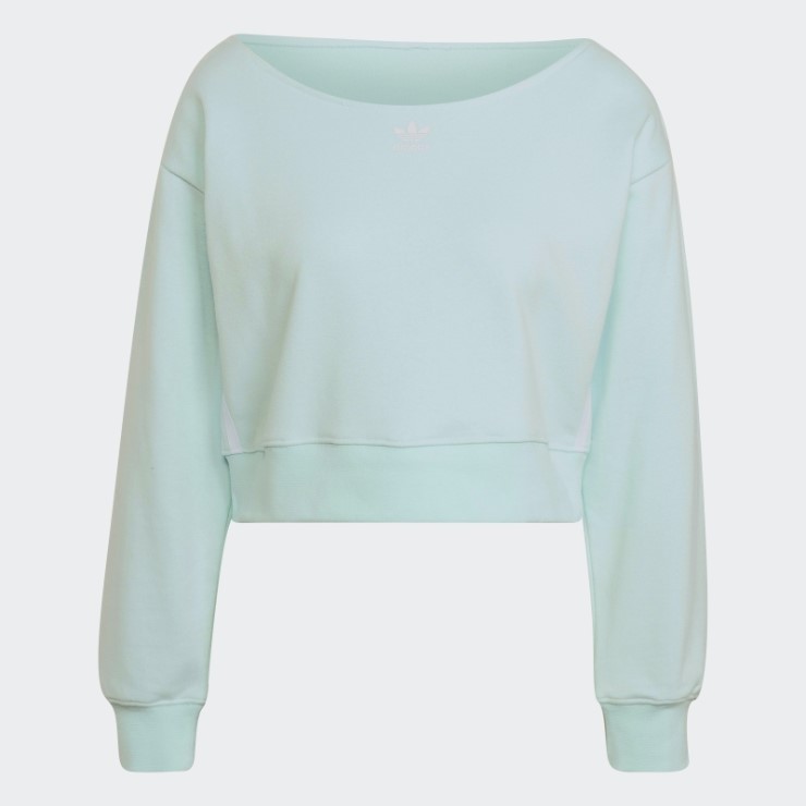 Sudadera Holgada Con Cuello Redondo Adidas