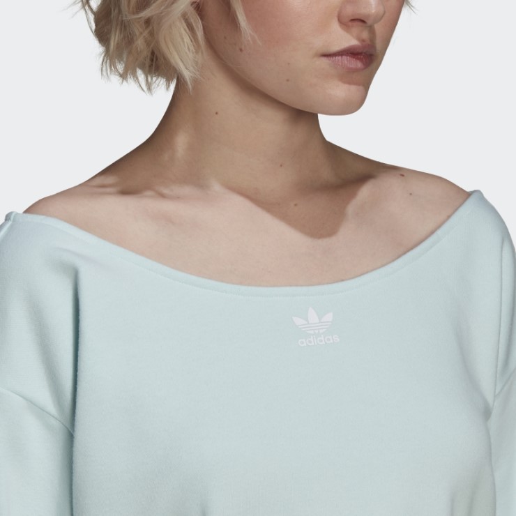 Sudadera Holgada Con Cuello Redondo Adidas