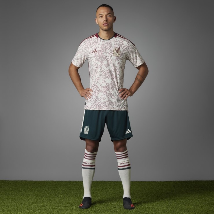 Camiseta Adidas Mexico 22 Primera Equipación Blanca
