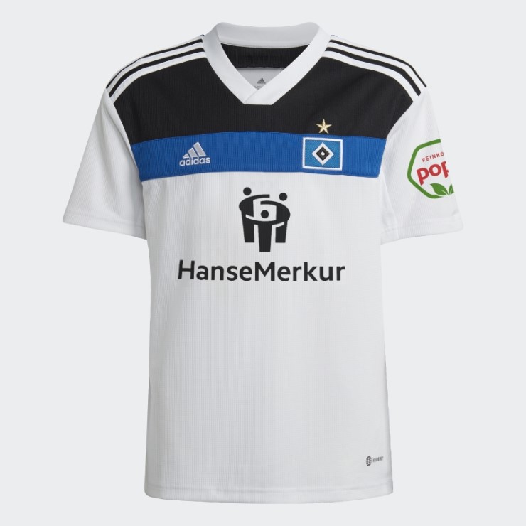 Camiseta Adidas Hamburger Sv 22/23 Primera Equipación Blanca