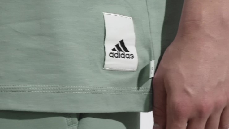 Camiseta Adidas Lounge Verde Plata