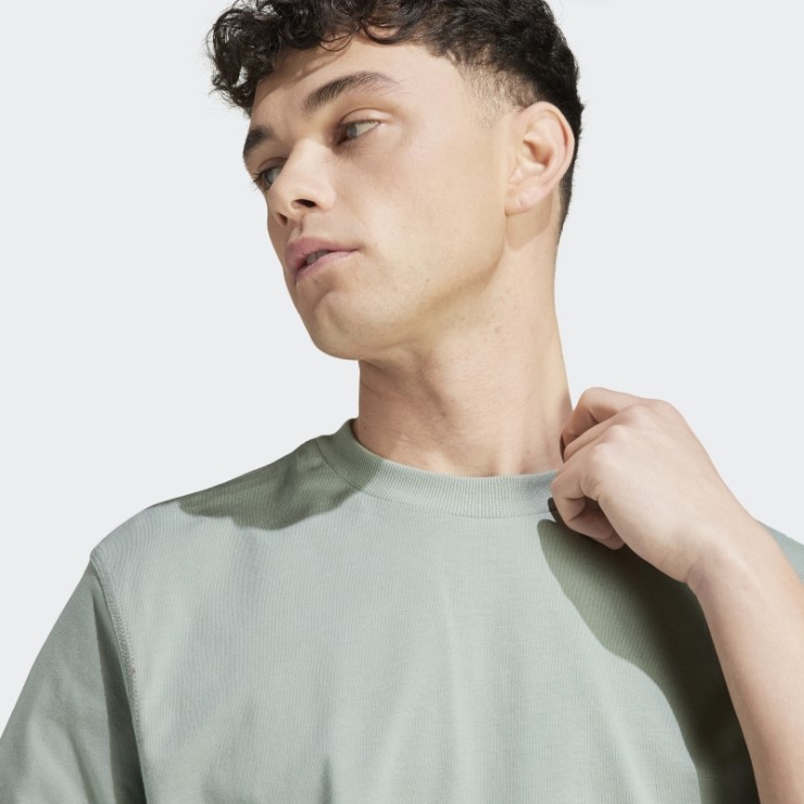 Camiseta Adidas Lounge Verde Plata