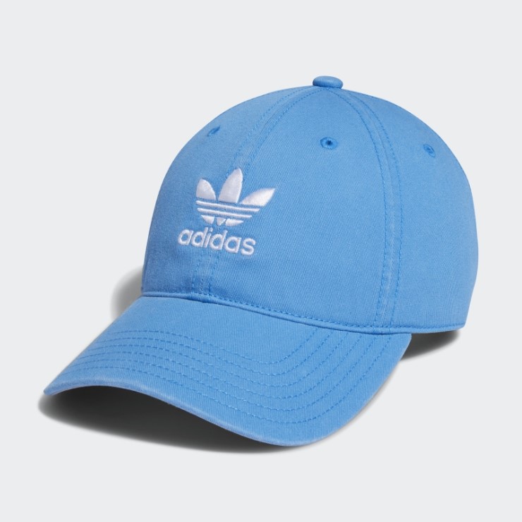 Adidas Gorra Azul Holgada Con Tira Trasera