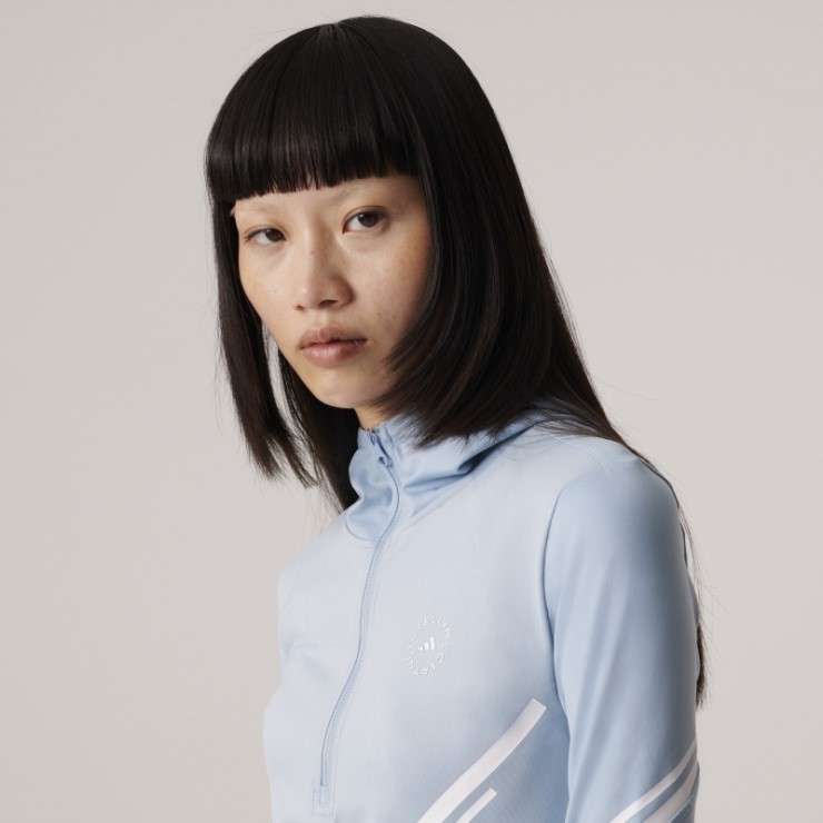 Camiseta Gris Ceniza De Adidas By Stella Mccartney Truepace De Manga Larga