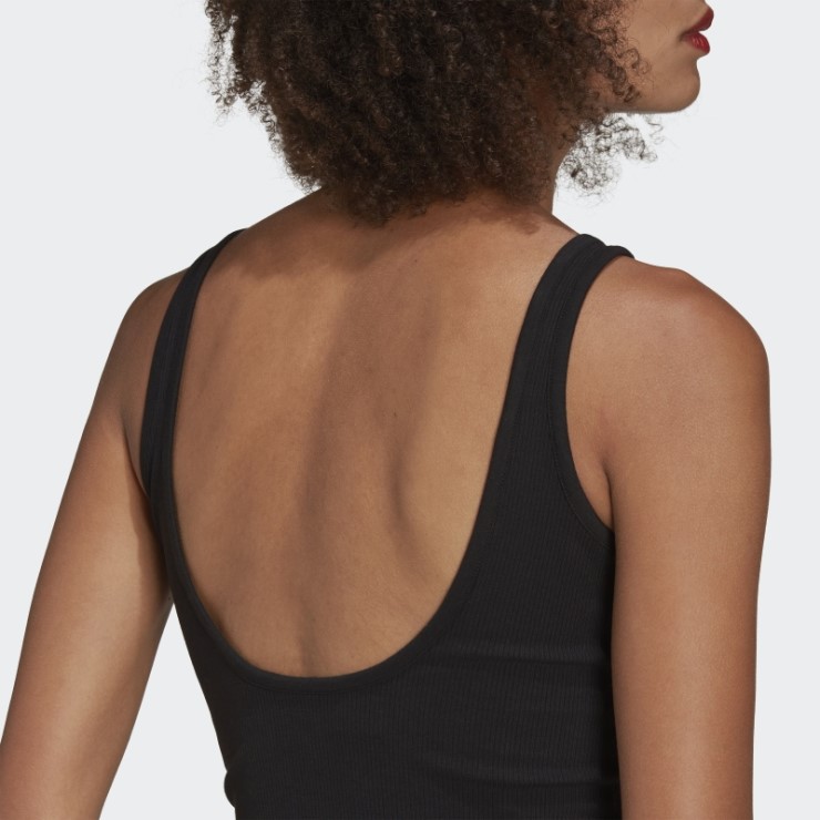 Adidas Adicolor Essentials Camiseta Sin Mangas De Canalé Negra