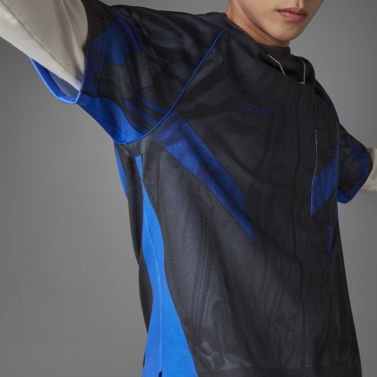 Camiseta De Fútbol Adidas Versión Azul Azul