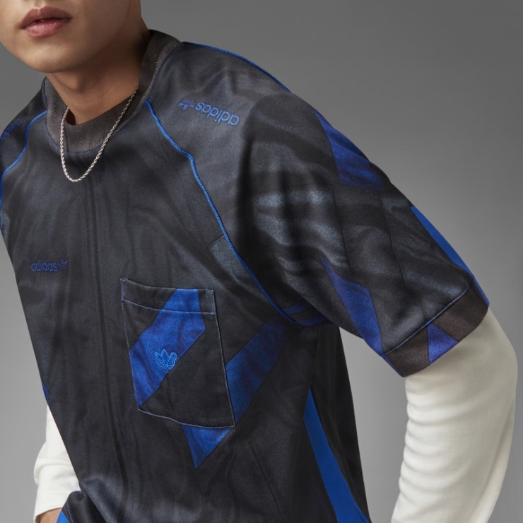 Camiseta De Fútbol Adidas Versión Azul Azul