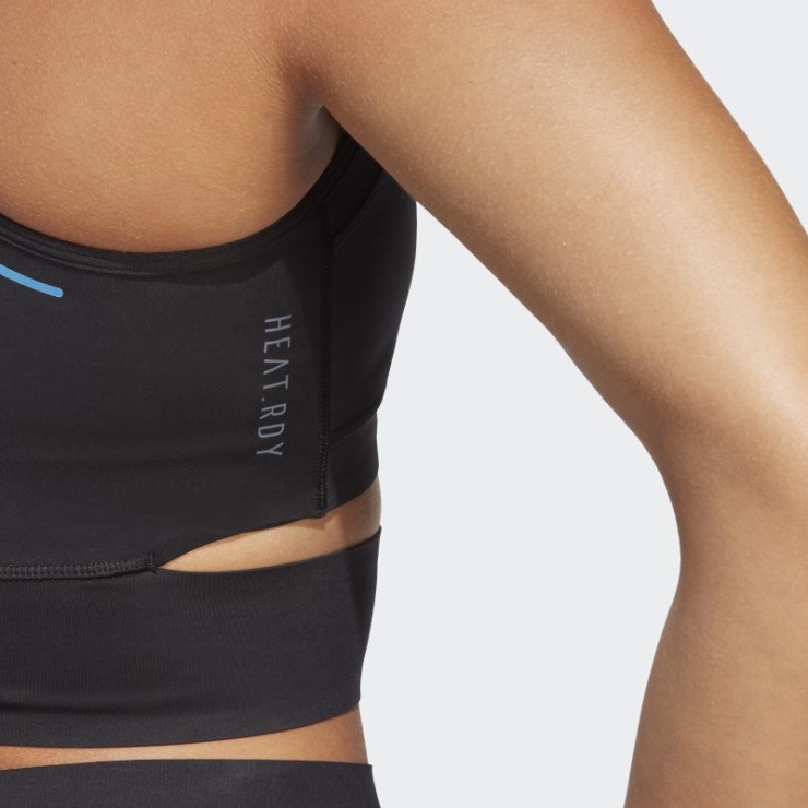 Camiseta De Tirantes De Entrenamiento Corta Adidas Hiit Heat.rdy Entallada Negra