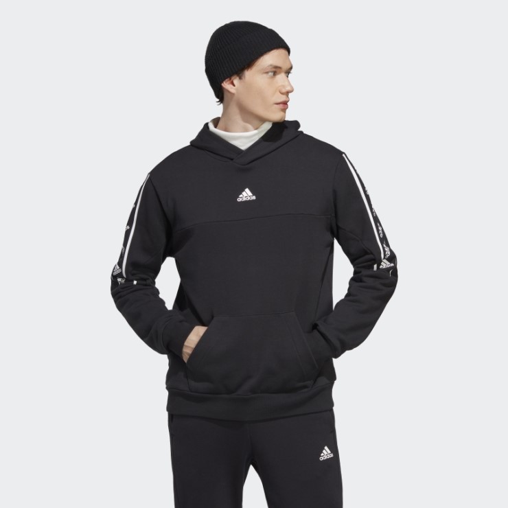 Sudadera Con Capucha Negra Adidas Brandlove