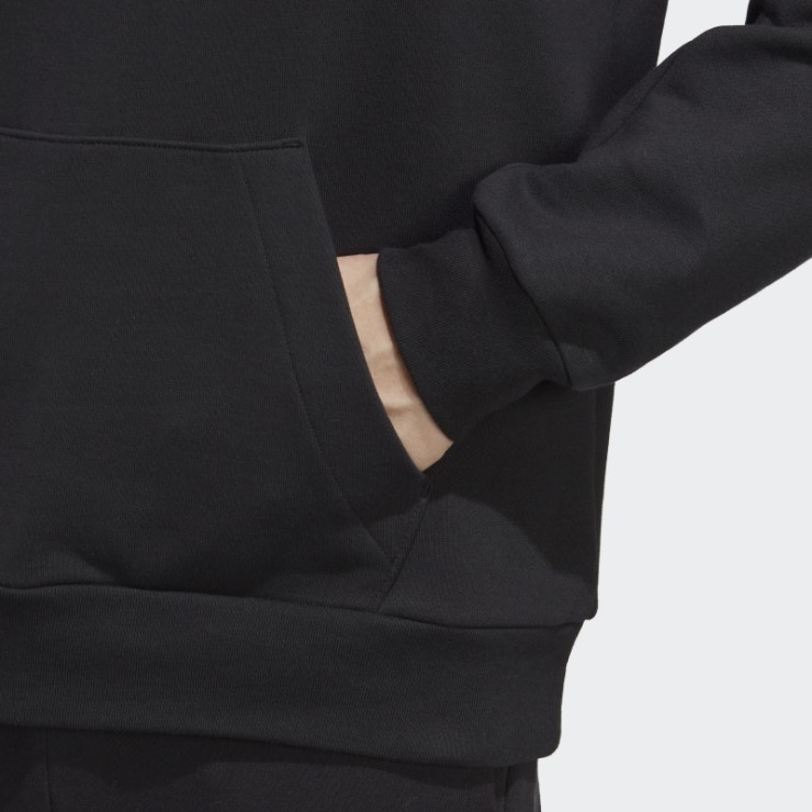 Sudadera Con Capucha Negra Adidas Brandlove