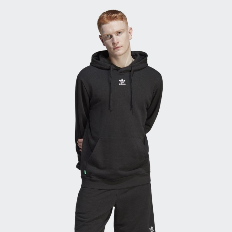 Sudadera Con Capucha Essentials+ Made With Hemp Adidas Negra