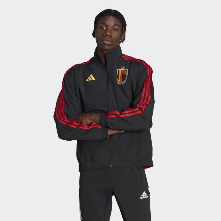 Chaqueta Adidas Himno Bélgica Negra