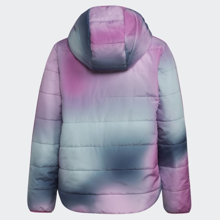 Chamarra Acolchada Con Estampado Clásico Adidas Lila