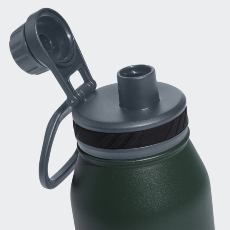 Bidón Acero Metal 1l Verde Oxido Adidas