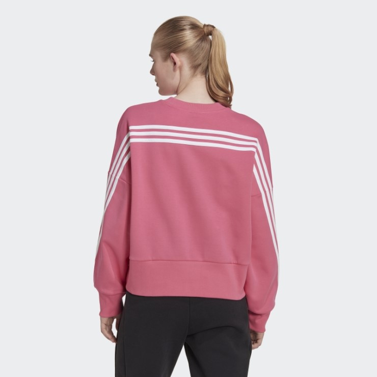 Sudadera Adidas Sportswear Future Icons 3 Rayas Magenta Caliente