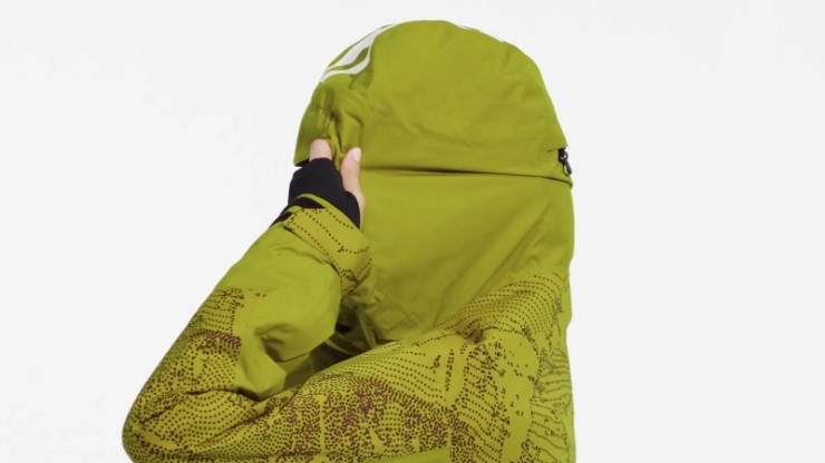 Chaqueta Terrex 2-layer Insulated Snow Graphic Adidas Verde Oliva