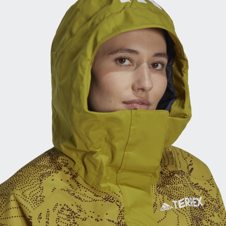Chaqueta Terrex 2-layer Insulated Snow Graphic Adidas Verde Oliva