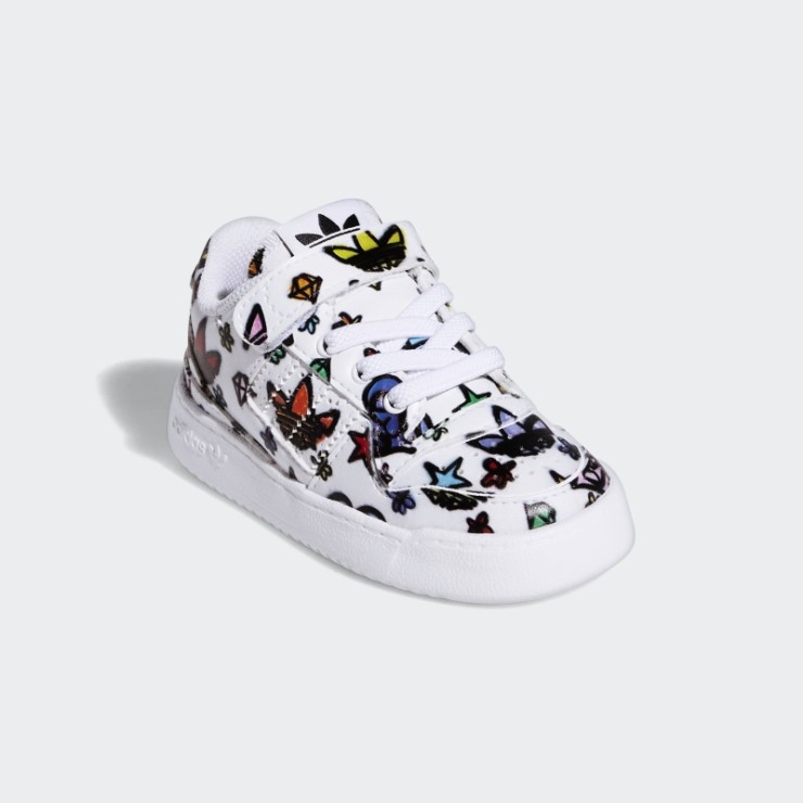Blanco Jeremy Scott Forum 84 Bajo Mono Zapatos Adidas