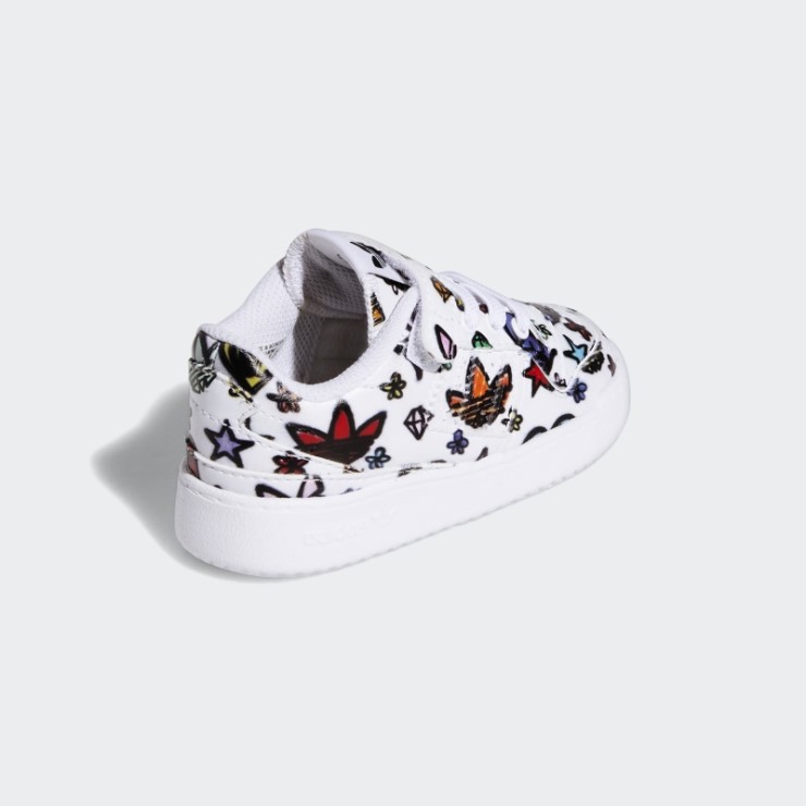 Blanco Jeremy Scott Forum 84 Bajo Mono Zapatos Adidas