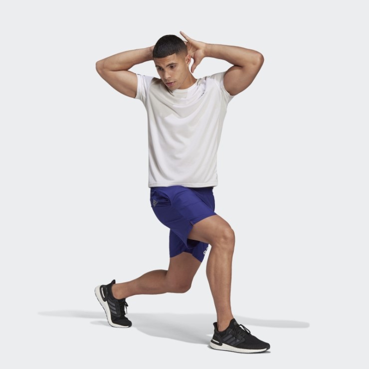 Pantalones Cortos Adidas Run-it índigo