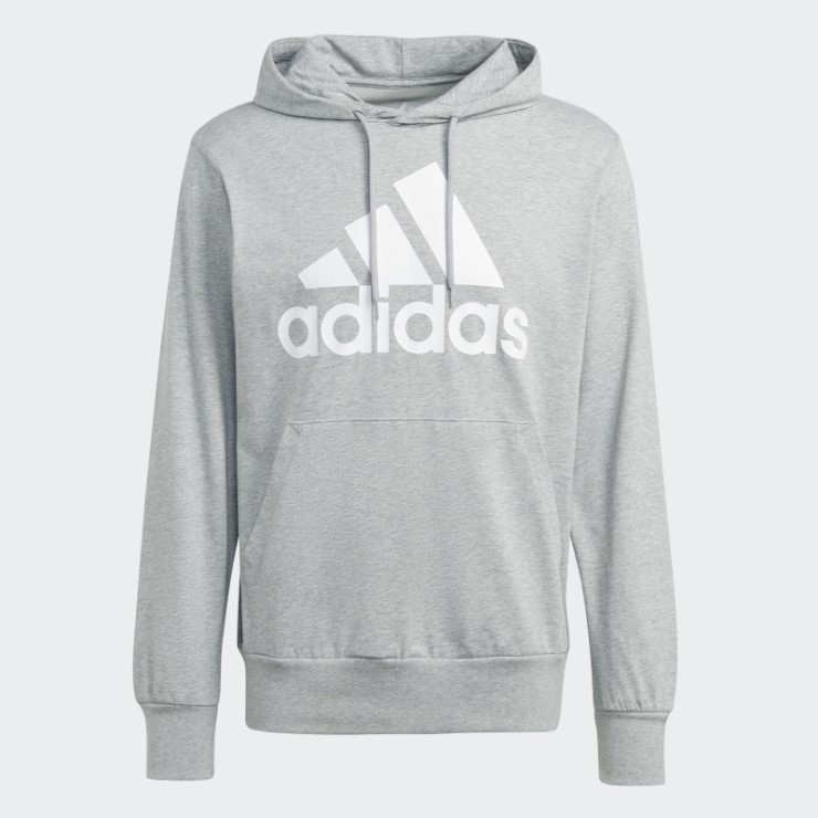 Sudadera Adidas Con Logo Essentials Gris Medio