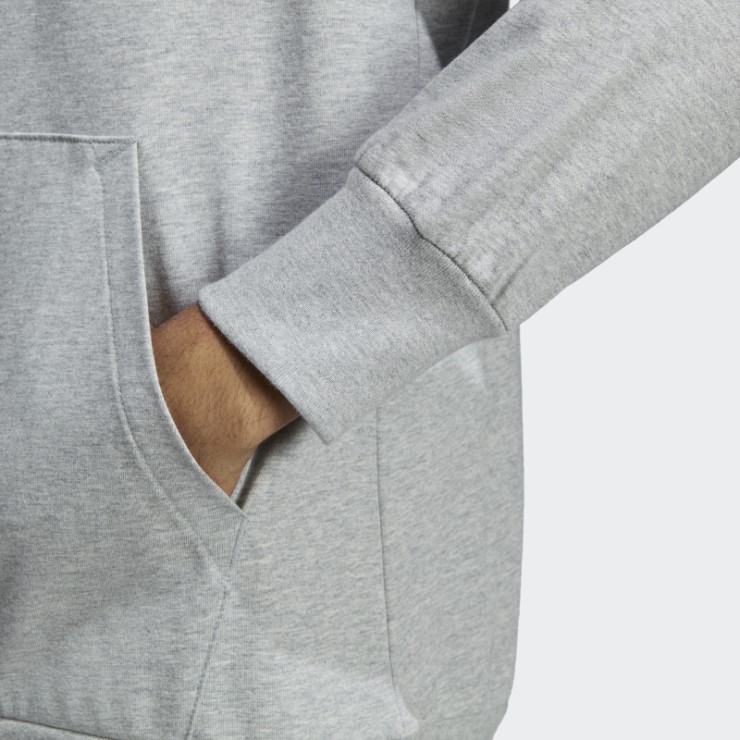 Sudadera Adidas Con Logo Essentials Gris Medio