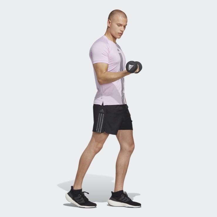 Camiseta Lila Alphastrength Adidas