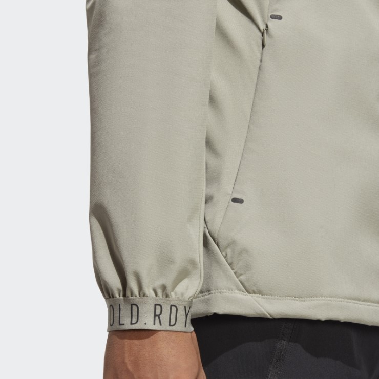 Sudadera Con Capucha De Entrenamiento Con Cremallera Completa Adidas Silver Pebble Cold.rdy