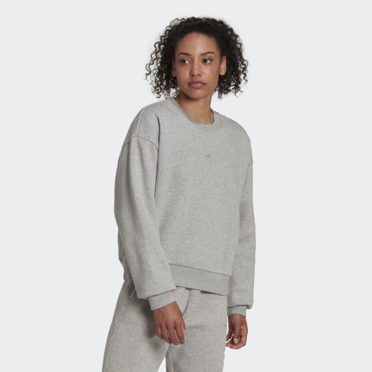Sudadera Gris Medio Adidas All Szn Fleece