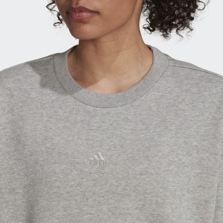 Sudadera Gris Medio Adidas All Szn Fleece