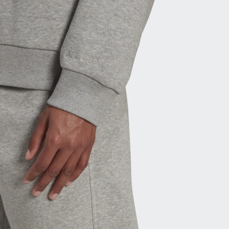 Sudadera Gris Medio Adidas All Szn Fleece