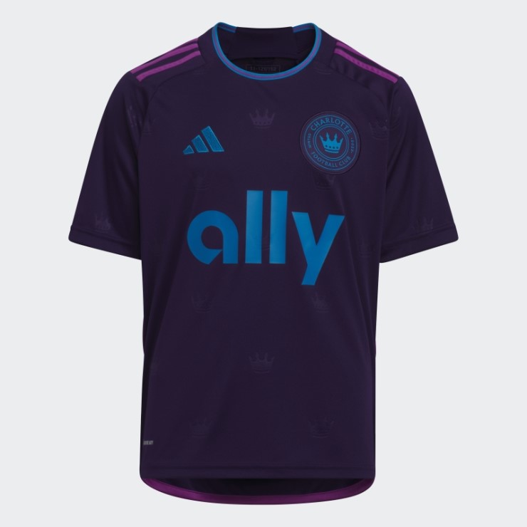 Camiseta Adidas Charlotte Fc 23/24 Primera Equipación Morado Oscuro