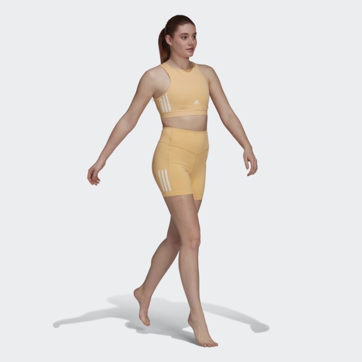 Sujetador De Entrenamiento De Sujeción Ligera Adidas ámbar Hyperglam Aeroready