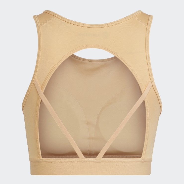 Sujetador De Entrenamiento De Sujeción Ligera Adidas ámbar Hyperglam Aeroready