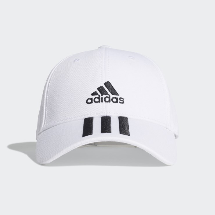Gorra Baseball 3 Rayas Sarga Blanco Adidas