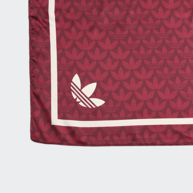 Pañuelo Adidas Trefoil Jacquard Monogram Rojo