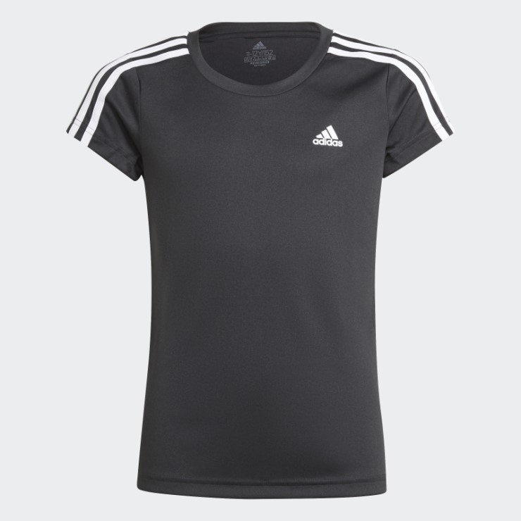 Camiseta Adidas 3 Rayas Negra