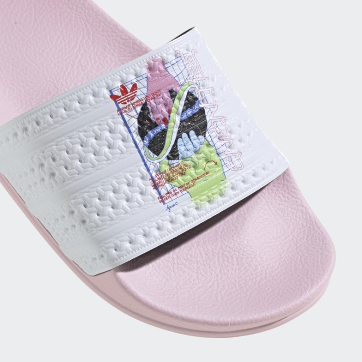 Chanclas Adilette Rosa Adidas