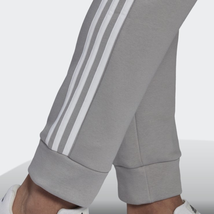 Adidas Mgh Pantalones De Forro Polar Con Bloques De Color En Gris Sólido
