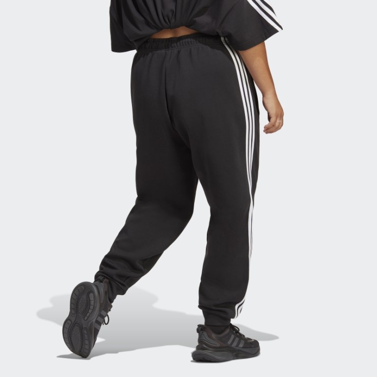 Pantalones Negros Adidas Future Icons 3-stripes Regular (talla Grande)