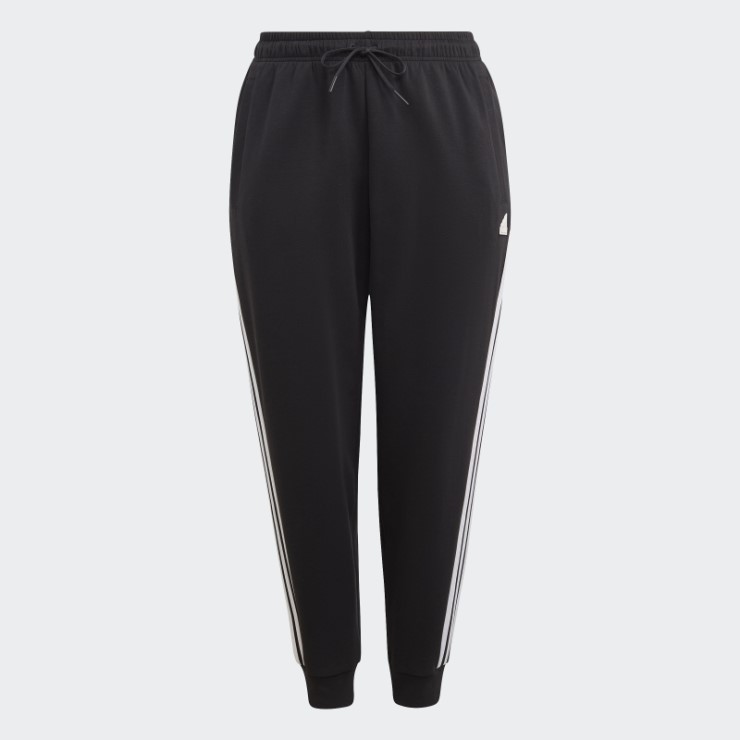 Pantalones Negros Adidas Future Icons 3-stripes Regular (talla Grande)