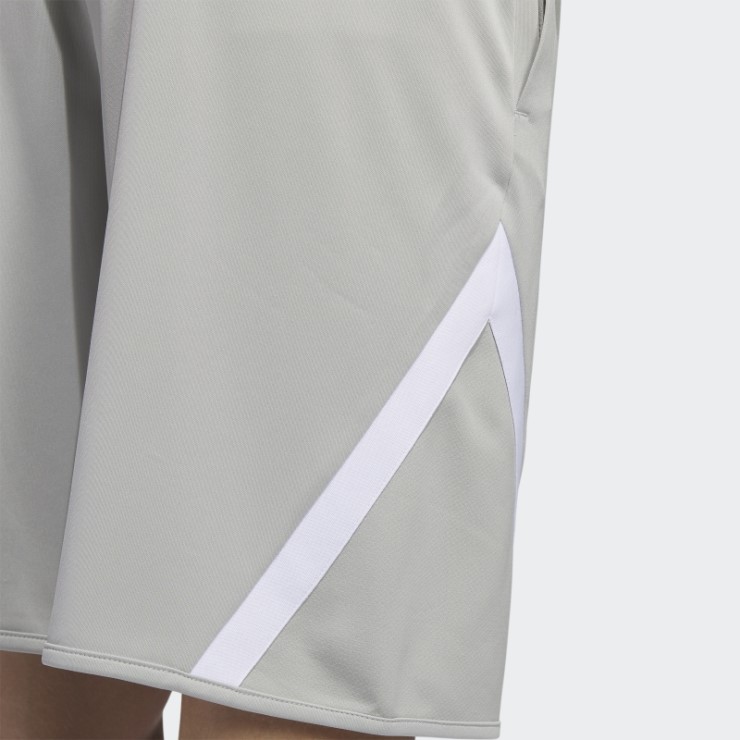 Shorts Adidas Pro Block Moda Gris Metal